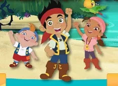 Jake and the Neverland Pirates Games,  Jake Treasure Match, Games-kids.com