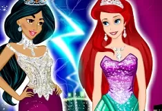 Princess Games, Jasmine vs Ariel Fashion Battle, Games-kids.com