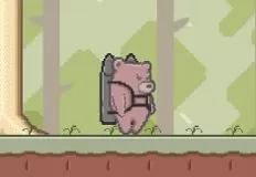 Animal Games, Jetpack Bear, Games-kids.com