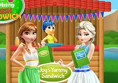Inside Out Games, Joy Cooking Fresh Sandwich, Games-kids.com