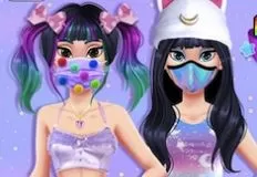 Girl Games, Kawaii Skin Routine Mask Makeover, Games-kids.com