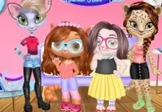 Animal Games, Kitty Animal Hair Salon, Games-kids.com