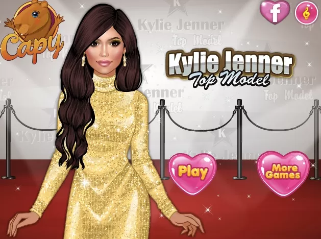 Girl Games, Kylie Jenner Top Model, Games-kids.com