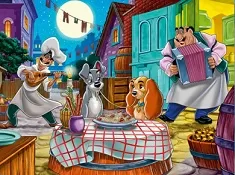 Леди и Бродяга Романтический пазл