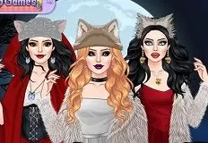 Girl Games, Lady Werewolf Dress Up, Games-kids.com