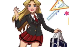 Girl Games, Late for School, Games-kids.com