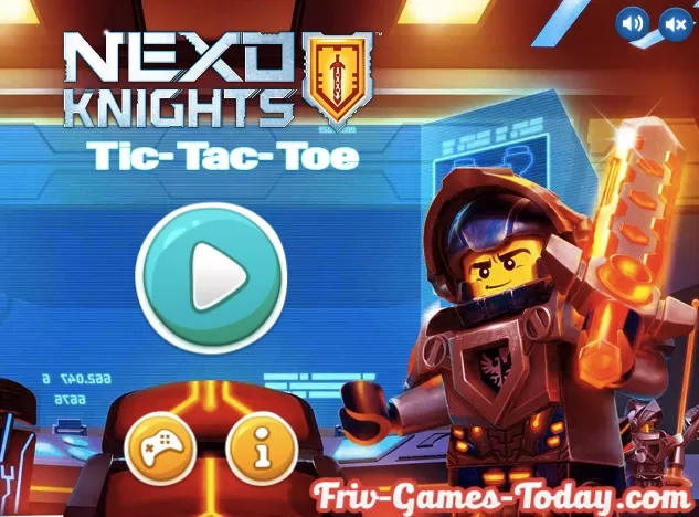 Lego Games, Lego Nexo Tic Tac Toe, Games-kids.com