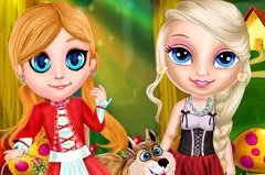 Frozen  Games, Little Elsa in Red Hood, Games-kids.com