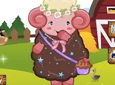 Animal Games, Little Sheep Dress Up, Games-kids.com