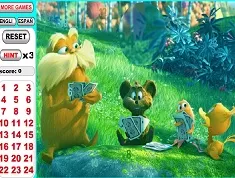 Dr Seuss the Lorax Games, Lorax Hidden Numbers, Games-kids.com