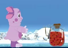 Luntik and Friends Games, Luntik Collects Jars of Jam, Games-kids.com