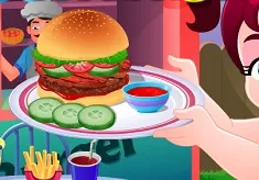 Cooking Games, Make Cheese Burger, Games-kids.com