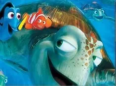 Finding Dory Games, Marlin and Dolly on the Turtle Puzzle, Games-kids.com