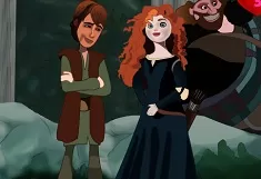 Brave Games, Merida Kissing The Prince, Games-kids.com
