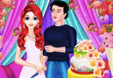 Little Mermaid Games, Mermaid Girl Wedding Cooking Cake, Games-kids.com