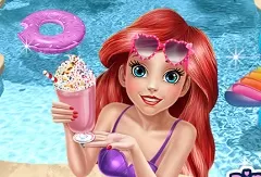 Little Mermaid Games, Mermaid Princess Pool Time, Games-kids.com