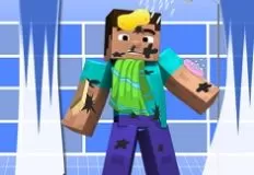 Minecraft Games, Messy Steve From Minecraft, Games-kids.com