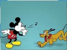 Mickey Mouse Clubhouse Games, Mickey and Pluto Playing Puzzle, Games-kids.com