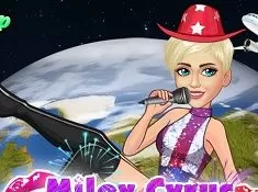 Celebrities Games, Miley Cyrus World Tour, Games-kids.com