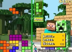 Minecraft Games, Minecraft Tetris, Games-kids.com