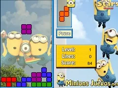 Minion Games, Minion Tetris, Games-kids.com