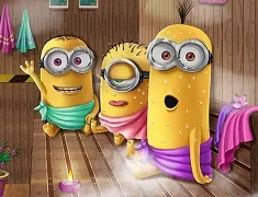 Minion Games, Minions Realife Sauna, Games-kids.com