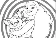 Moana And Pua Coloring Moana Games Moana And Pua Coloring Moana Games