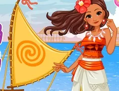 Moana Games, Moana Builds a Boat, Games-kids.com