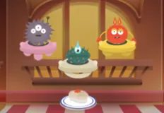 Puzzle Games, Monster X Sushi, Games-kids.com