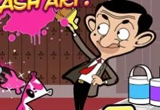 Mr Bean Games, Mr Bean Splash Art, Games-kids.com