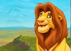 Puzzle Games, Mufasa and Simba Puzzle, Games-kids.com
