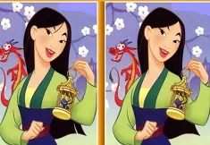 Mulan Games, Mulan Spot the Difference, Games-kids.com