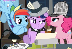 my little pony news room my little pony games