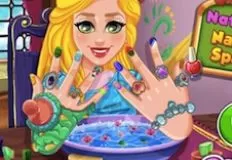 Girl Games, Natalie Nails Spa, Games-kids.com