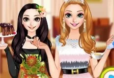 Girl Games, New Year Dinner, Games-kids.com