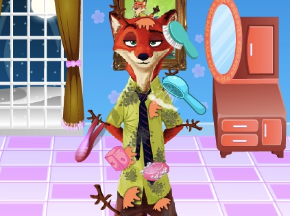 Nick Wild Messy - Zootopia Games