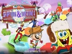 Christmas Games, Nickelodeon Winter Spin and Win, Games-kids.com