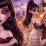 Girl Games, Night Silk Dark City Fashionistas, Games-kids.com