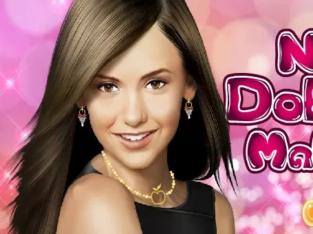 Girl Games, Nina Dobrev Make Up, Games-kids.com