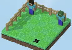 Minecraft Games, Noob Zombie Slayer, Games-kids.com