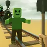 Zombie Games, Obby vs Zombies Dead Rails, Games-kids.com