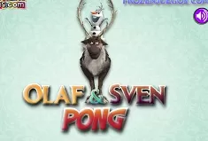 Frozen  Games, Olaf and Sven Pong, Games-kids.com