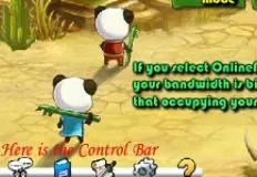 2 Player Games, Pandas in the Desert, Games-kids.com