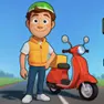 Racing Games, Paper Boy Race Running Game, Games-kids.com
