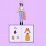 Dress Up Games, Paper Doll Diary Chibi Dolls, Games-kids.com