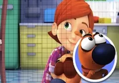 Pat the Dog Games, Pat the Dog Tetris, Games-kids.com