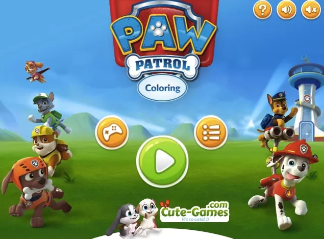 Patrol Coloring - Paw Patrol Games