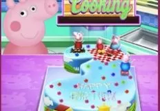 Peppa Pig Games, Peppa Pig Birthday Cake Cooking, Games-kids.com