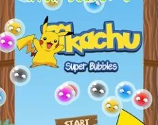Pokemon Games, Pikachu Super Bubbles, Games-kids.com