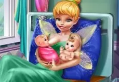 Tinkerbell Games, Pixie Twins Birth, Games-kids.com